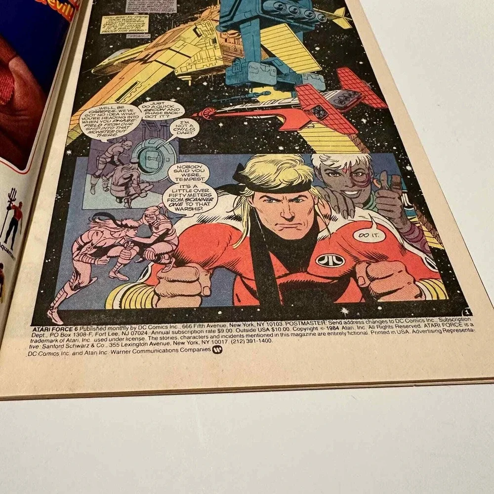 ATARI FORCE 6 JUNE 84‎ Meeting with Life and Death DC Comic Book